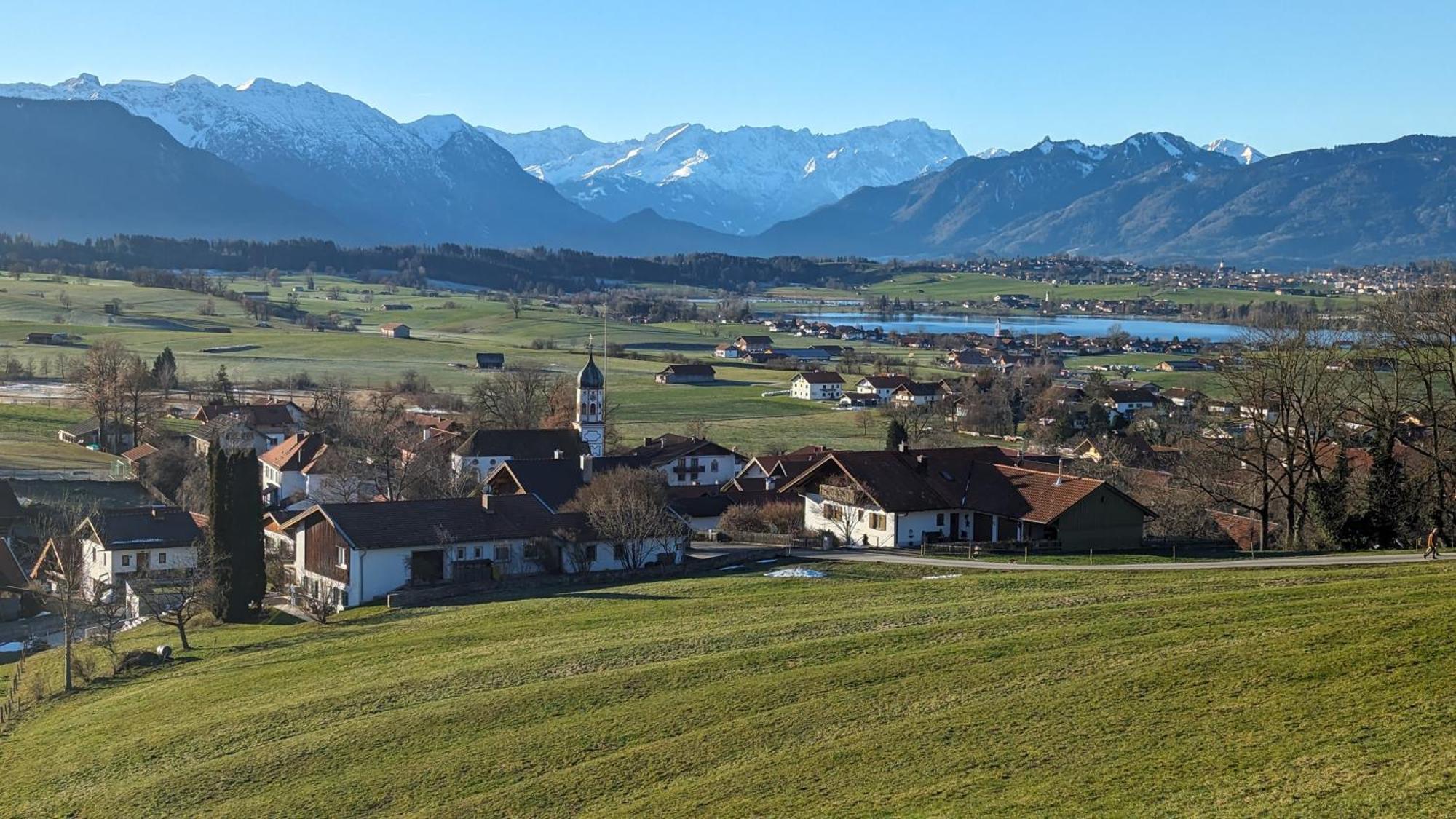 Liboria I Traumhafte Ferienwohnung In Aidling Am Riegsee Mit Atemberaubendem Panoramablick! Eksteriør bilde